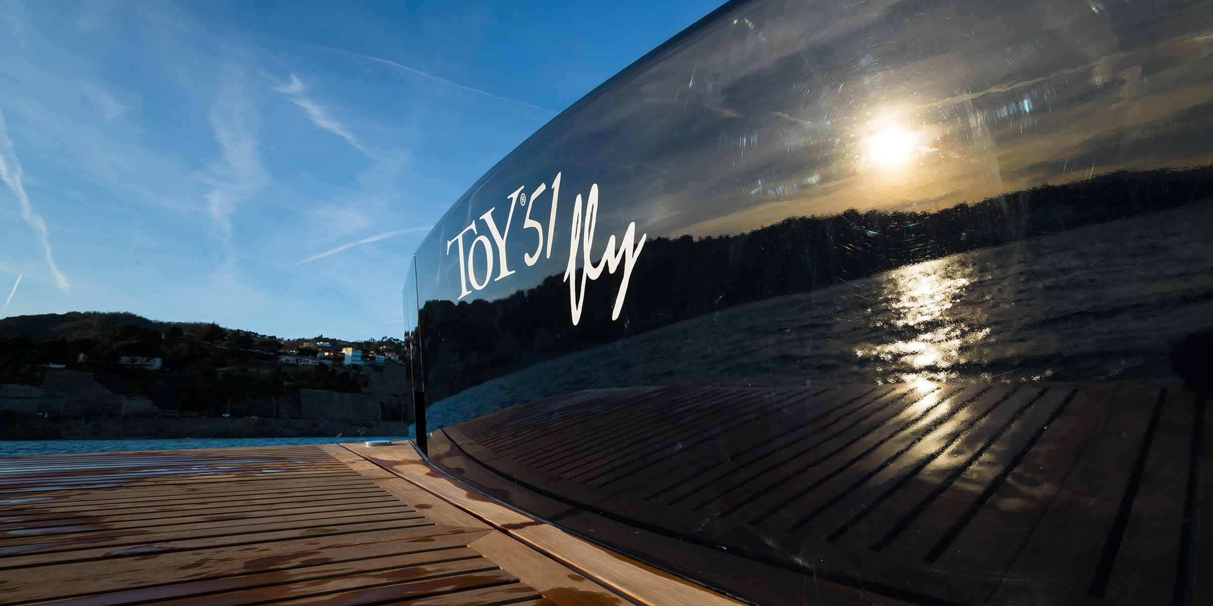 Toy 51 Fly plancetta Toy Marine 51 Fly immagine di poppa con plancetta